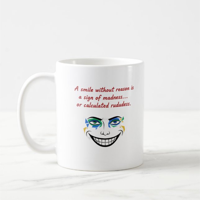 Caneca De Café Presente Engraçado e Sarcástico (Esquerda)