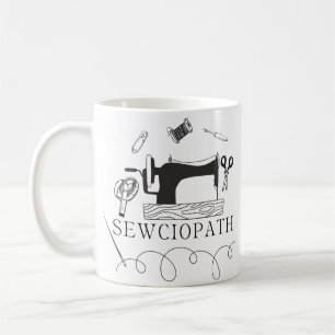 Caneca De Café Presente engraçado para amante de costura Sewciopa