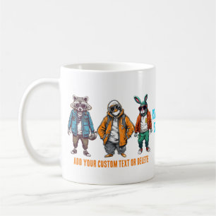 Caneca De Café Presente engraçado para amante de moda animal