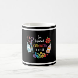 Caneca De Café Presente Engraçado para Artesã Aposentada