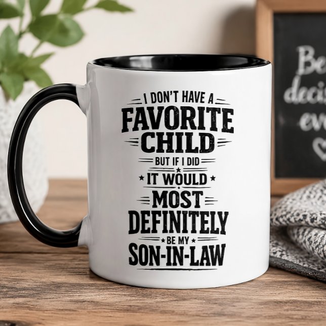 Caneca De Café Presente Engraçado para Genro Filho Favorito (Criador carregado)