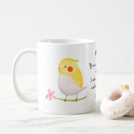 Caneca De Café Presente engraçado para o coqueteiro cokatiel Nome