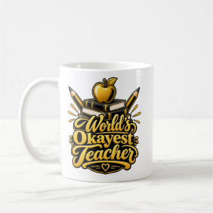 Caneca De Café Presente engraçado para professor ensinar inspirar
