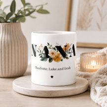 Presente Floral Personalizado Moderno para a Vovó
