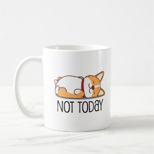 Caneca De Café Presente Fofo Corgi Amante de Cachorro Engraçado N