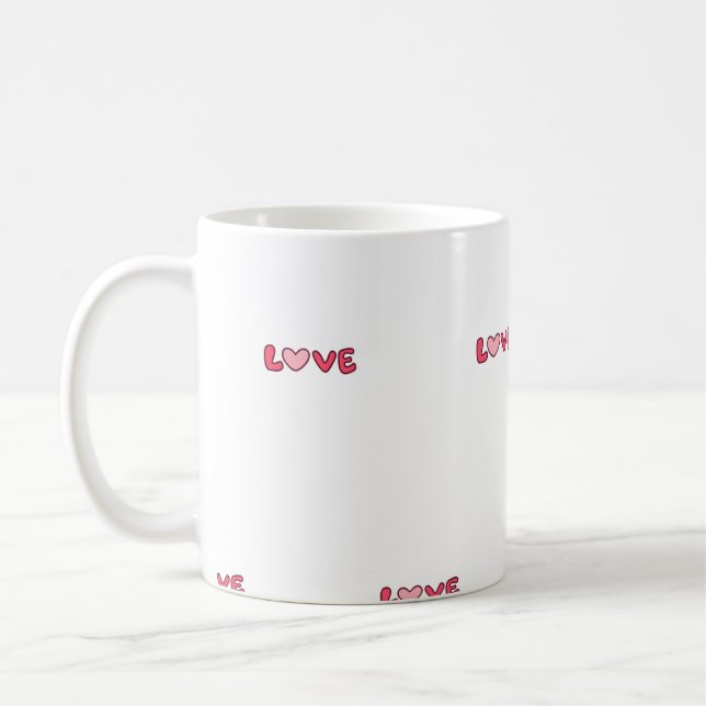 Caneca De Café Presente fofo do Dia dos Namorados  (Esquerda)