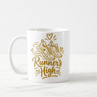 Caneca De Café Presente Fofo para Amante de Corrida Alta do Corre