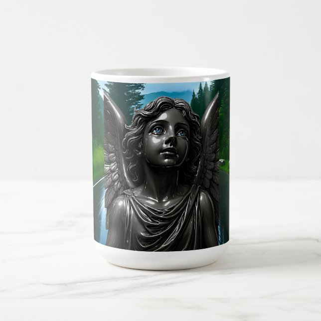 Caneca De Café Presente Gótico Anjo Escuro (Centro)