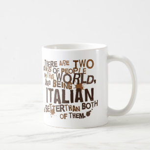 Caneca De Café Presente italiano (engraçado)
