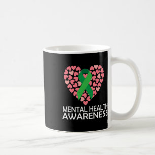 Caneca De Café Presente Mês De Sensibilização Para A Saúde Mental
