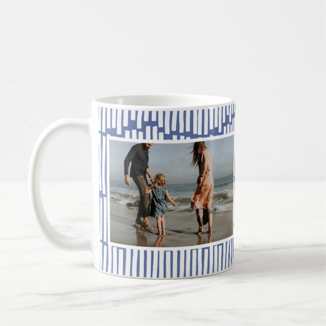 Caneca De Café Presente mínimo gráfico 2 azul-claro-fotográfico m (Esquerda)