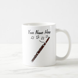 Caneca De Café Presente Musicista Bassonista de Mug Personalizado