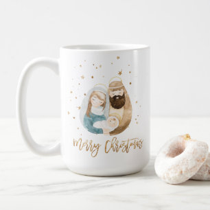 Caneca De Café Presente Natal Natividade - Família Santa