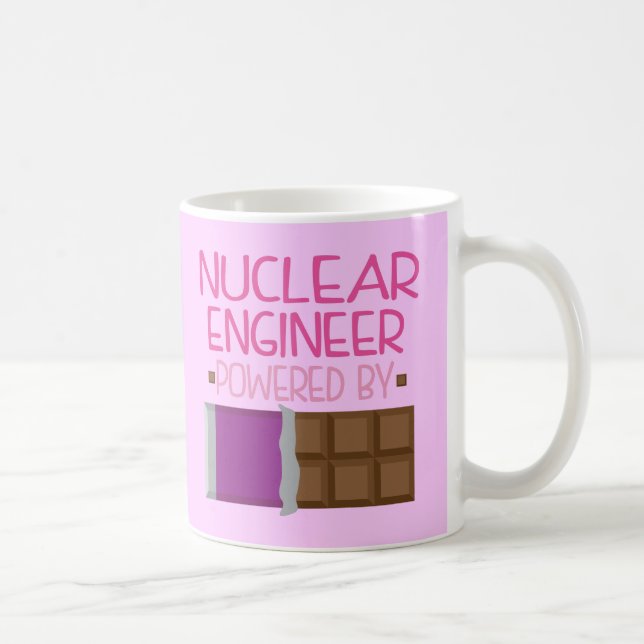 Caneca De Café Presente nuclear do chocolate do engenheiro para (Direita)