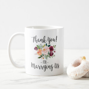 Caneca De Café Presente Oficial De Casamento - Obrigado Por Se Ca