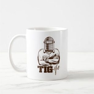 Caneca De Café Presente Orgulho do Soldador TIG Life