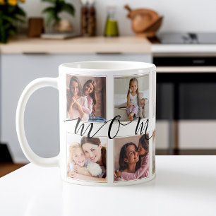 Caneca De Café Presente para a mãe  Colagem de Keepsasaem de Fot