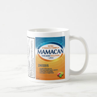 Caneca De Café Presente para a mãe: Mamacan! O suplemento da mãe