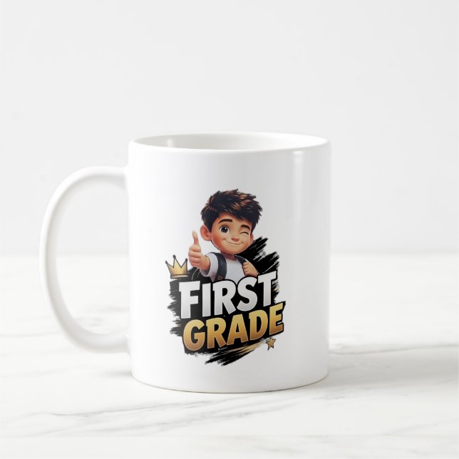 Caneca De Café Presente para Aluno da 1ª Série (Esquerda)