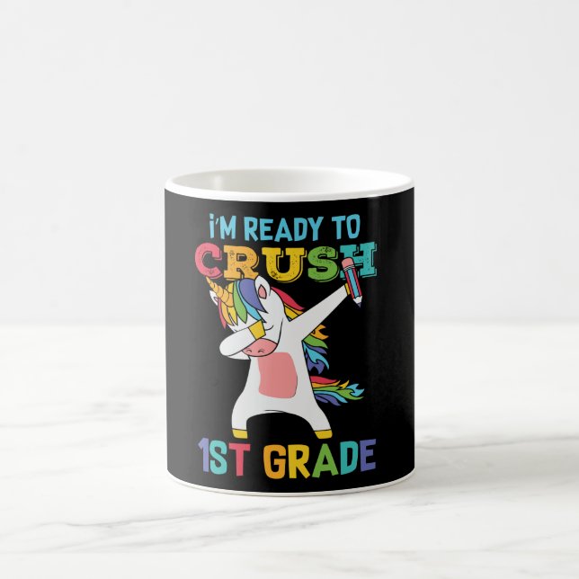 Caneca De Café Presente para Aluno do 1º Ano Unicórnio no Primeir (Centro)