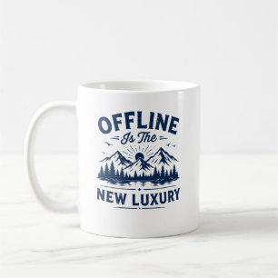 Caneca De Café Presente para Amante da Natureza Offline para Leit