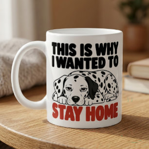Caneca De Café Presente para Amante de Cachorro Dalmatiano Antiss