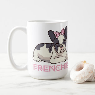 Caneca De Café Presente para Amante de Cachorro Francês Fofo Bull