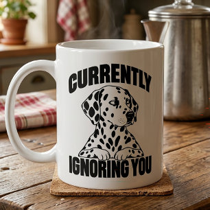 Caneca De Café Presente para Amante de Cachorro Puppy Dalmatiano