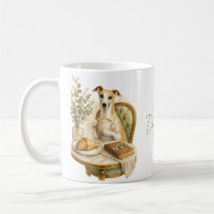 Caneca De Café Presente para Amante de Café Whippet Cão Elegant