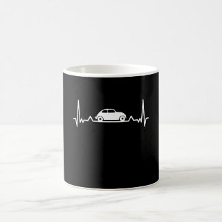 Caneca De Café Presente para automóveis com batimento cardíaco cl