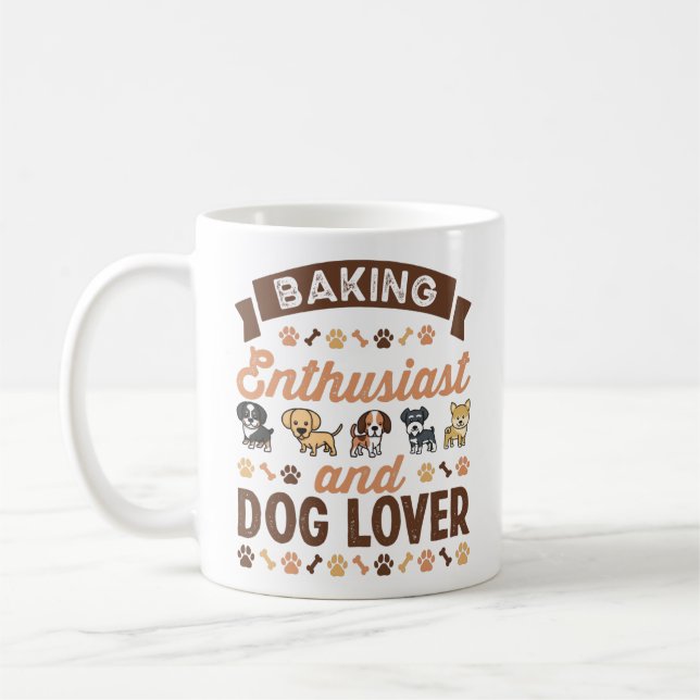 Caneca De Café Presente para entusiastas e cães (Esquerda)