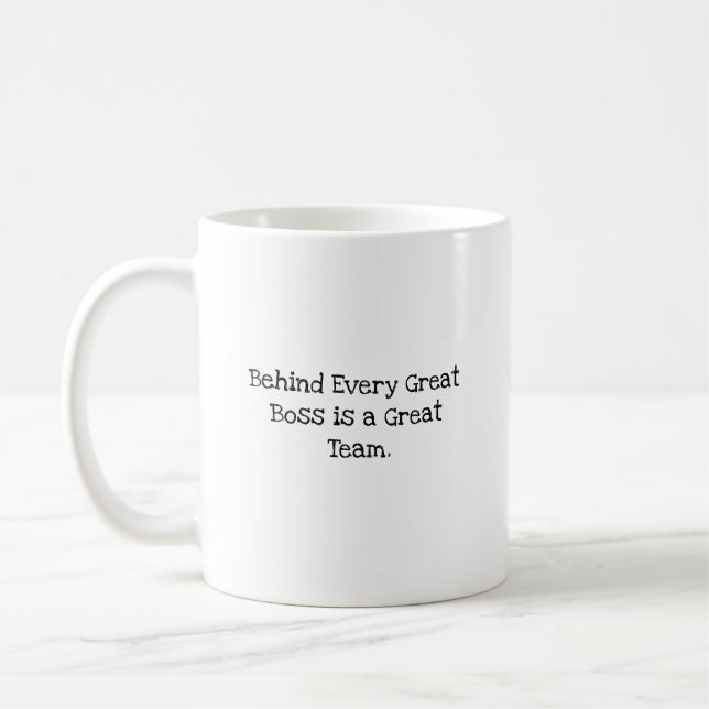 Caneca De Café Presente para Funcionário de Grande Equipe e Grand (Esquerda)