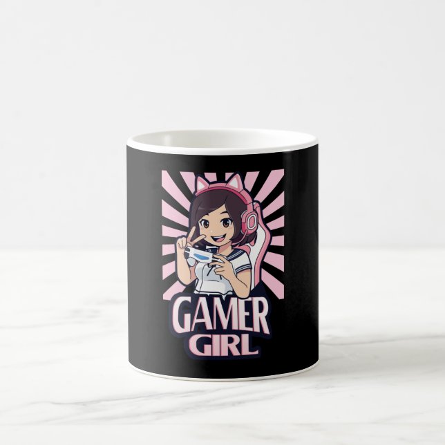 Caneca De Café Presente para garotas de jogos de animação (Centro)