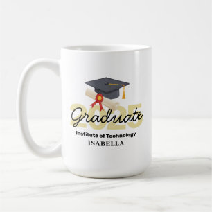 Caneca De Café Presente para graduação personalizada - Classe de 
