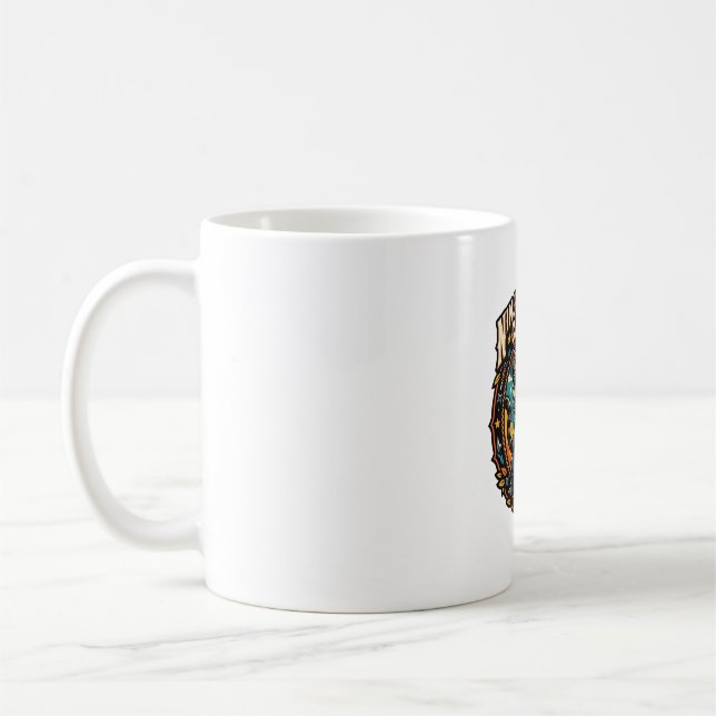 Caneca De Café Presente para Mãe de Gato Ninja Furtivo - Ninja St (Esquerda)