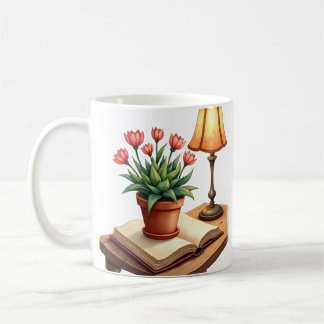 Caneca De Café Presente para Mãe de Plantas do BookTok - Flores C