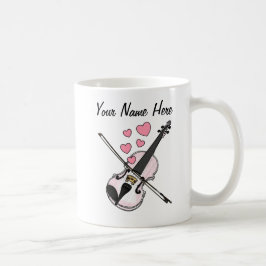 Caneca De Café Presente para músico violinista violino de Casamen