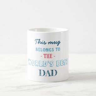 Caneca De Café Presente para o melhor pai