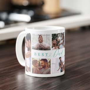 Caneca De Café Presente Para O Melhor Pai Da Família De Fotos Aqu