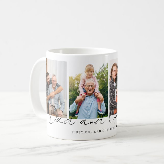 Caneca De Café Presente para o Papai e o Avô dos Miúdos e Netos (Frente Esquerda)