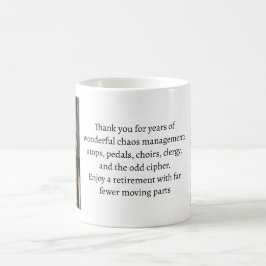 Caneca De Café Presente para organista ou diretor de coro que se