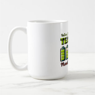 Caneca De Café Presente Para Professor   Vida Útil de uma Profess