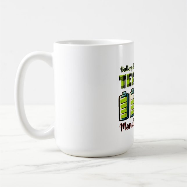 Caneca De Café Presente Para Professor | Vida Útil de uma Profess (Esquerda)