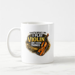Caneca De Café Presente para Tocador de Violino para Músico