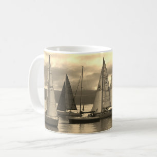 Caneca De Café Presente para um marinheiro. Iate