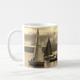Caneca De Café Presente para um marinheiro. Iate