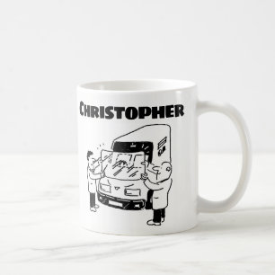 Caneca De Café Presente para um reparador Windshield com o Nome