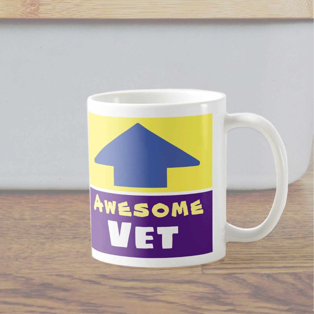 Caneca De Café Presente para veterinário ou veterinário (Criador carregado)