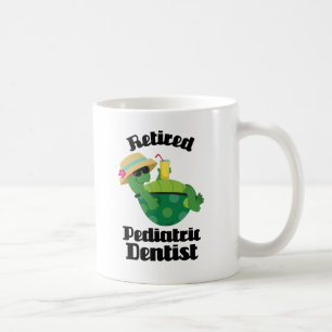 Caneca De Café Presente pediatra aposentado do dentista