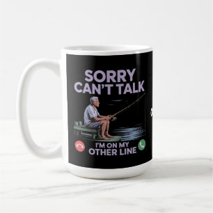 Caneca De Café Presente perfeito para a pesca do Pai Legal e engr